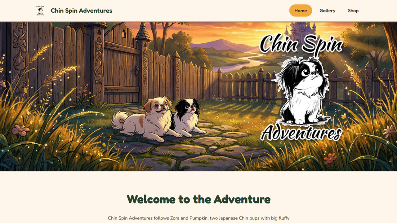 ChinSpinAdventures.com website