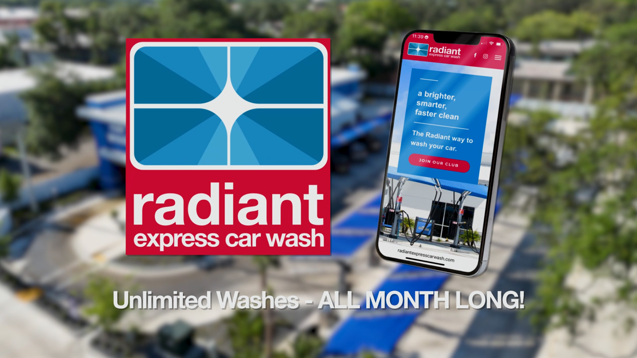 SLAM Radiant Express Car Wash Social Ad